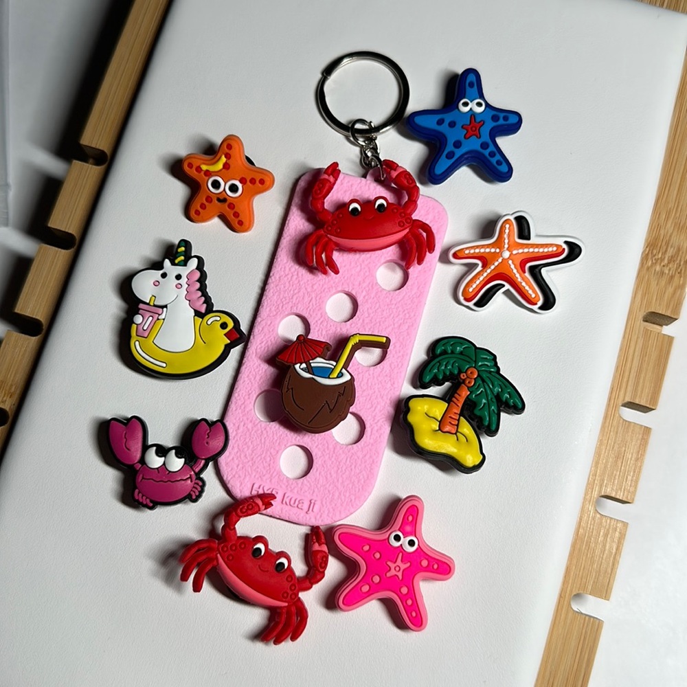 Croc Charms Beach Selection - #110